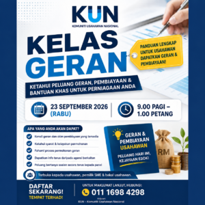 Kelas KUN: MODAL, PEMBIAYAAN & STRATEGI JUALAN